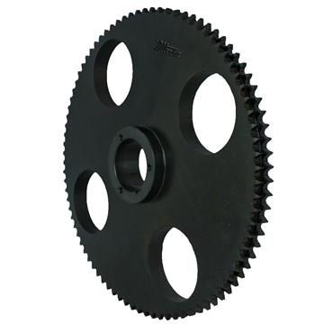 Double Strand Sprocket; 50-2 Chain Size; 48 Teeth; Requires Q1 Split Taper Bushing